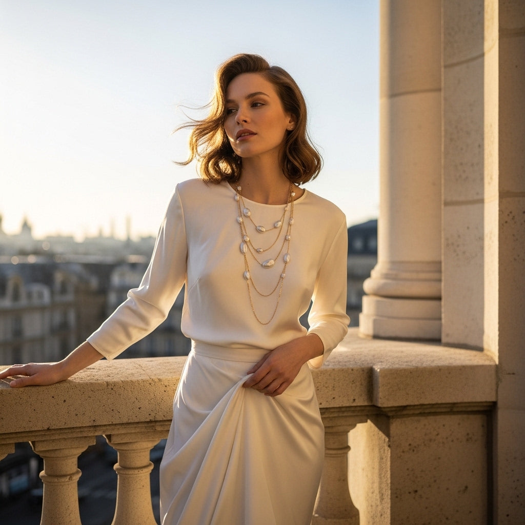 Desk to Dinner: Transitioning Your Layered Pearl Necklace