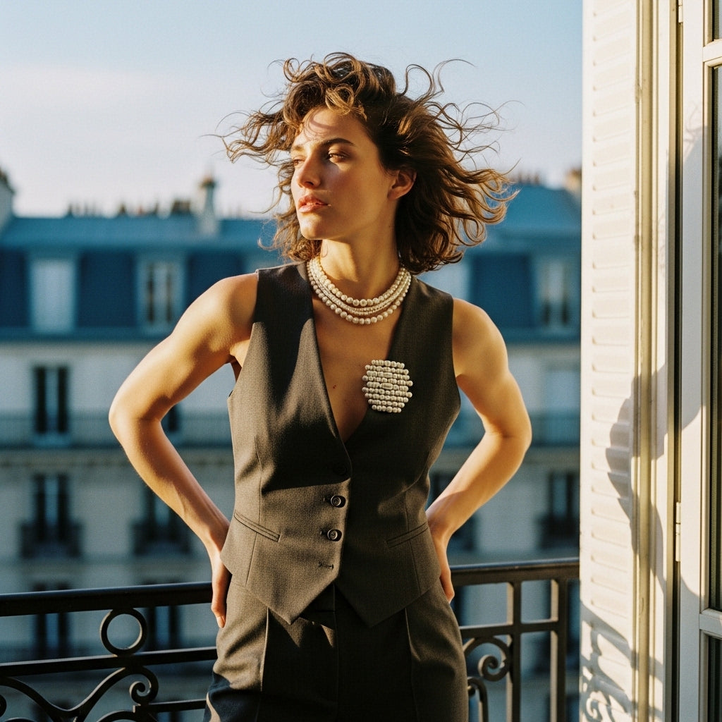 Effortless Chic: The French Way to Wear a Layered Pearl Necklace