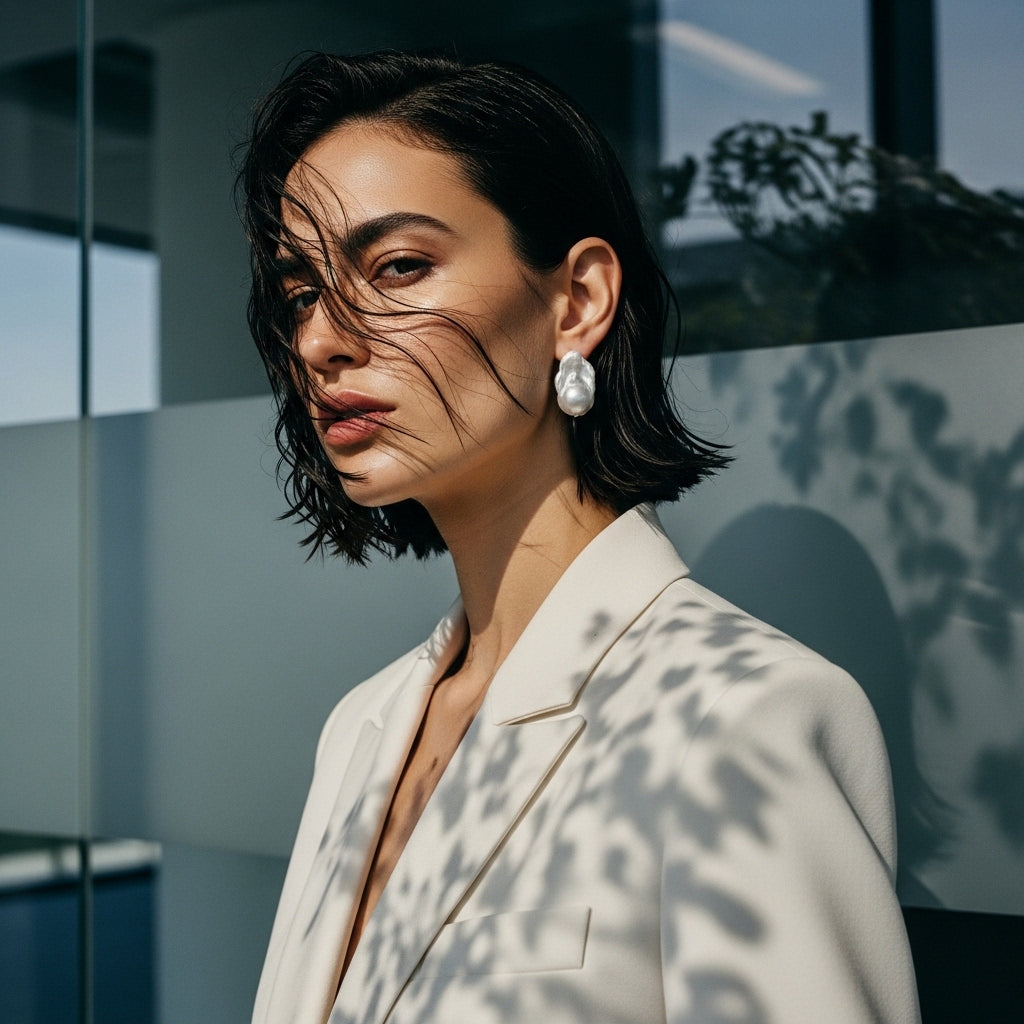Comfortable Yet Chic: Freshwater Pearl Earrings for 12-Hour Workdays
