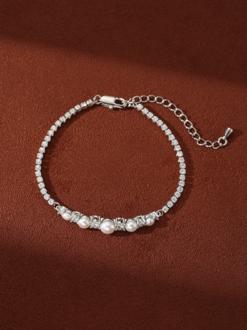 Spark - Freshwater Pearl Tennis Bracelet