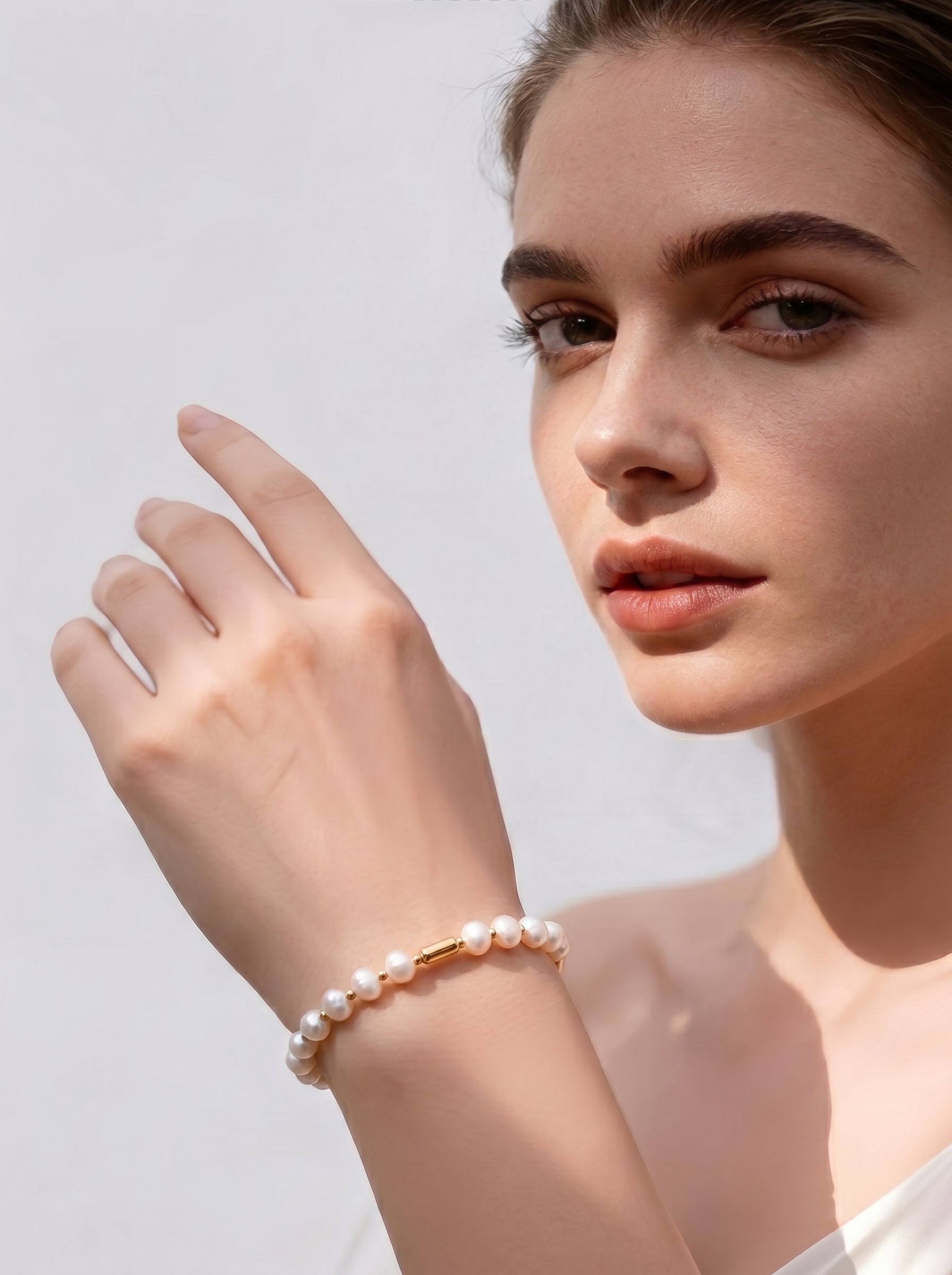 Cadence - Freshwater Pearl Beaded Bracelet