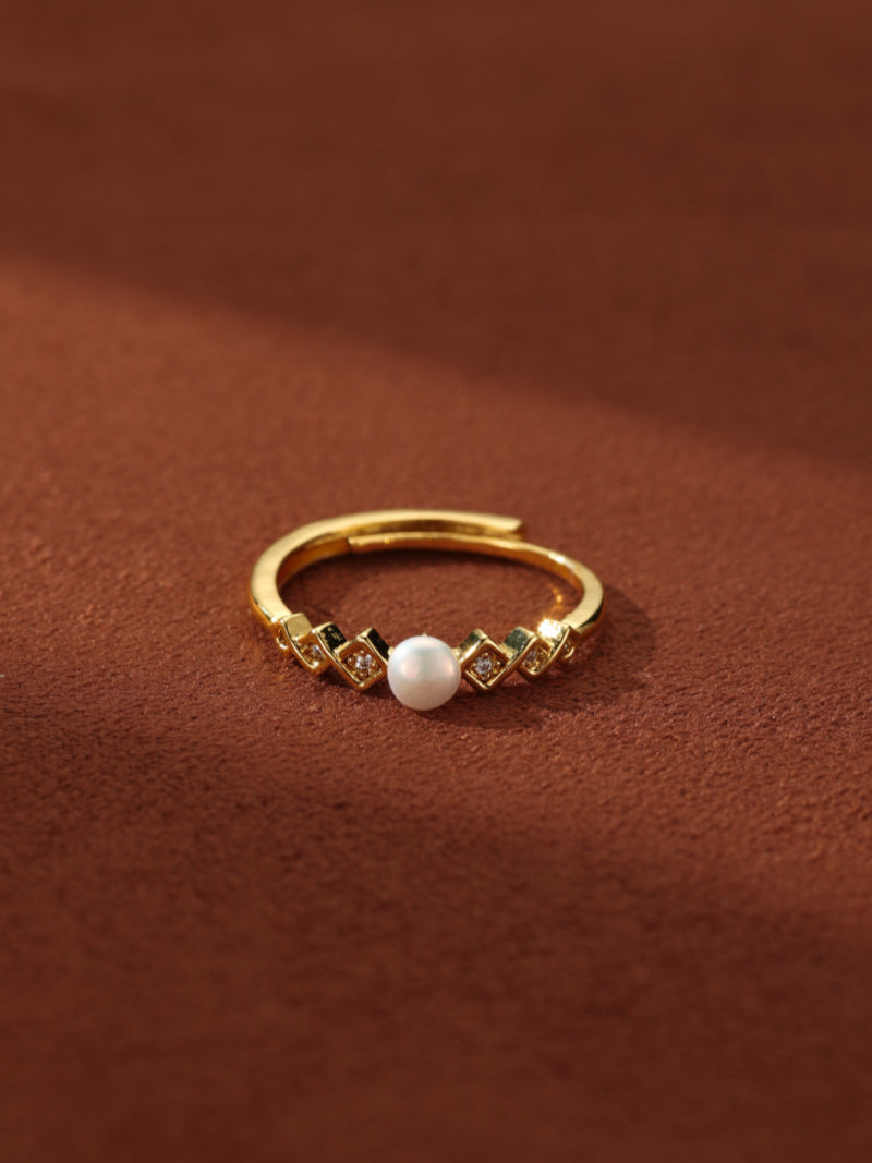 Luminette - Freshwater Pearl Beaded Ring
