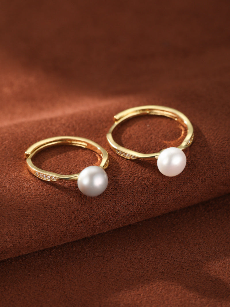 Vela - Freshwater Pearl Cuff Ring