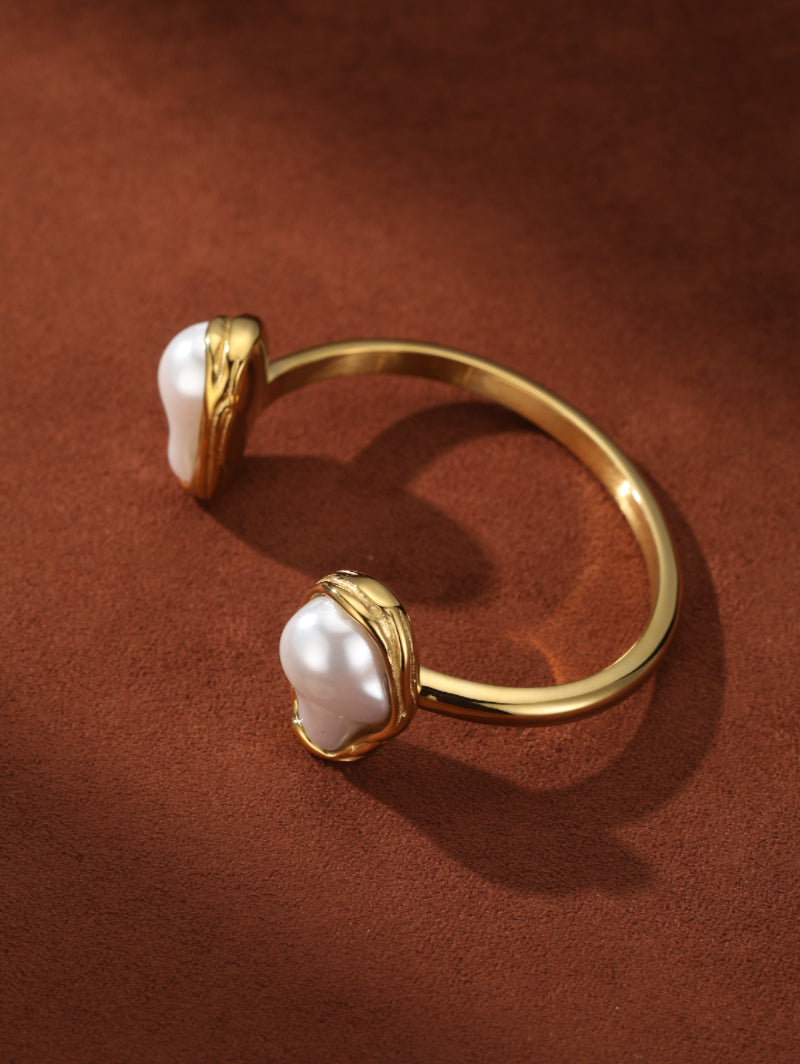 Aura - Freshwater Pearl Cuff Bracelets