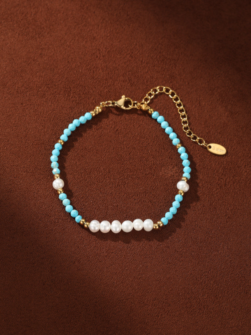 Lagoon - Freshwater Pearl Beaded Bracelets