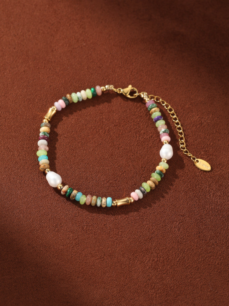 Solstice - Freshwater Pearl Beaded Chain Bracelets
