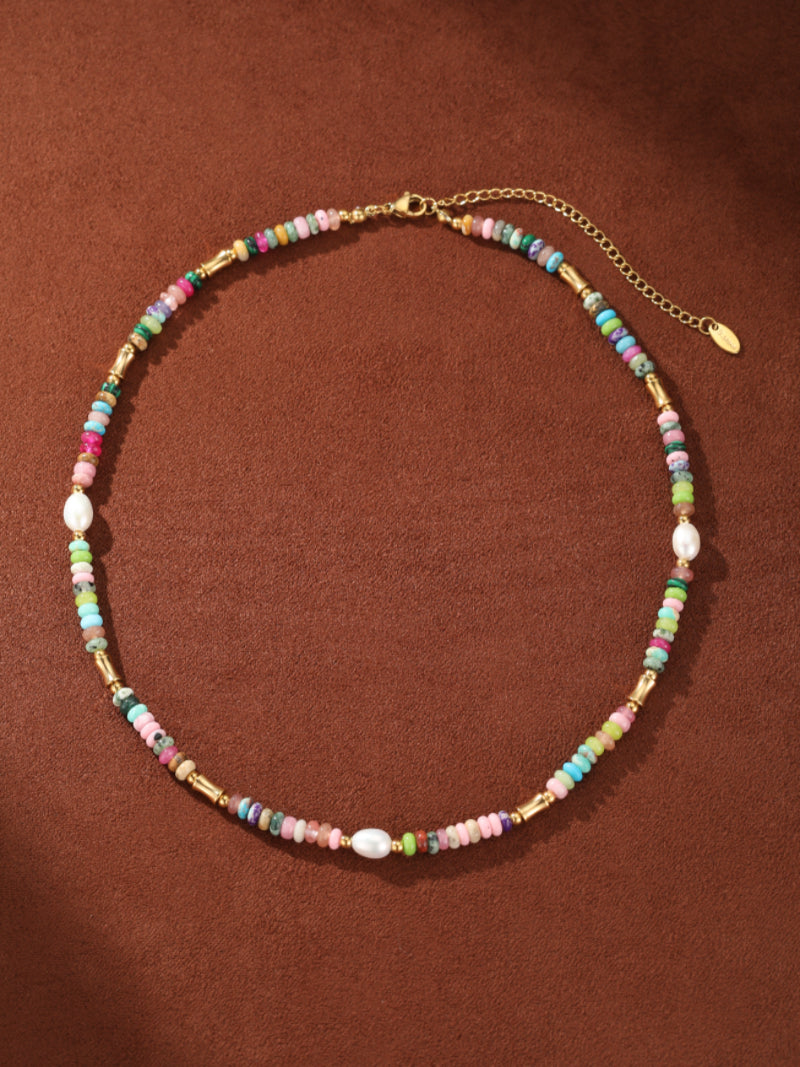 Tapestry - Freshwater Pearl Beaded Chain Necklaces
