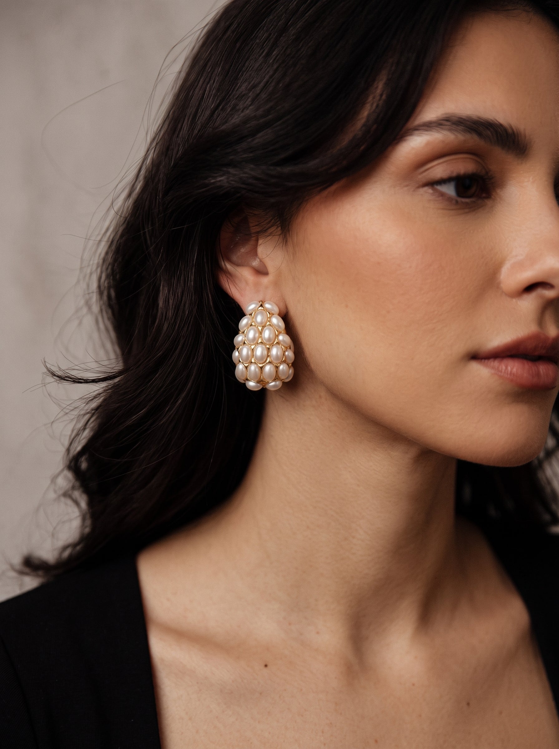 Summit - Freshwater Pearl Cluster Stud Earrings