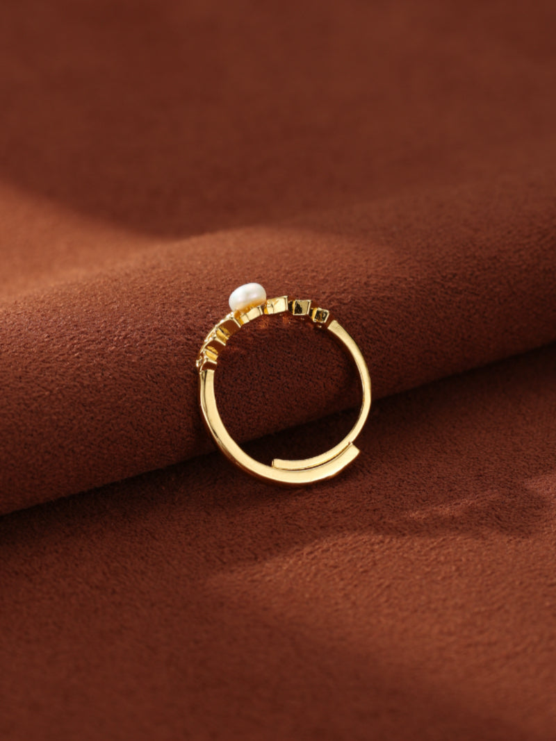 Luminette - Freshwater Pearl Beaded Ring