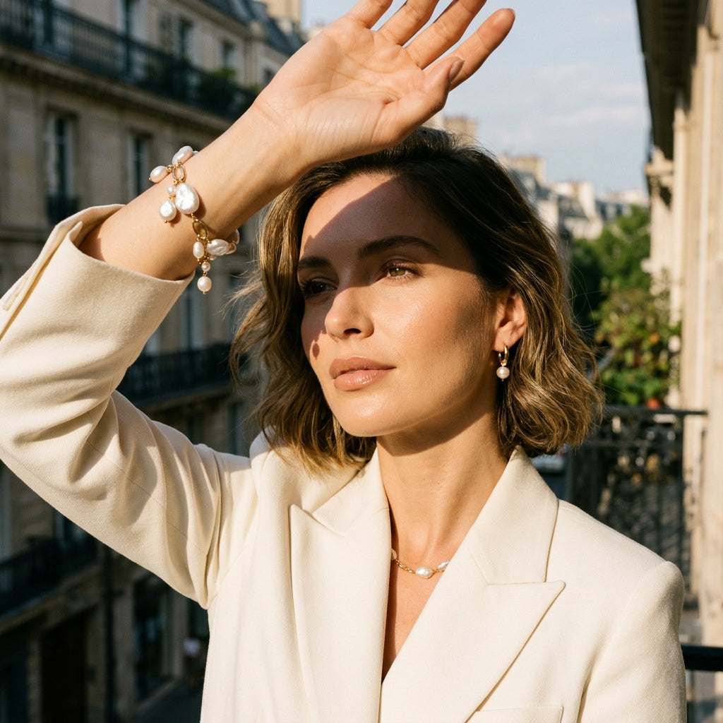 How to Build a Jewelry Capsule Around a Baroque Freshwater Bracelet