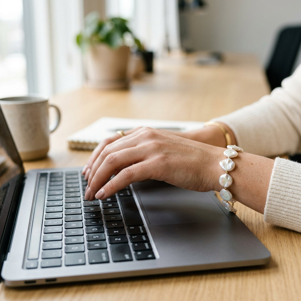From Typing to Texting: The Most Comfortable Freshwater Pearl Bracelet