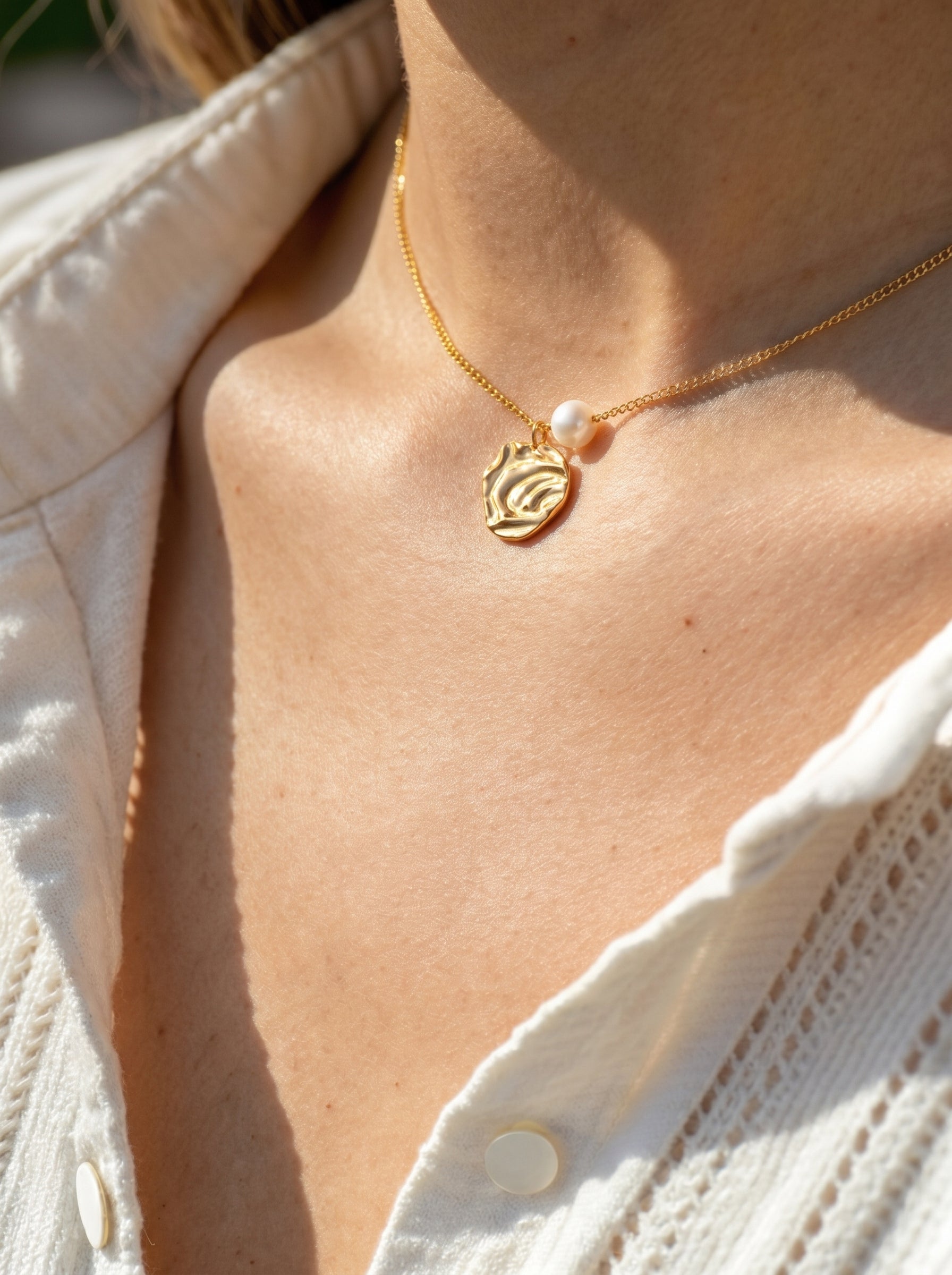 Zenith - Freshwater Pearl Chain Necklace