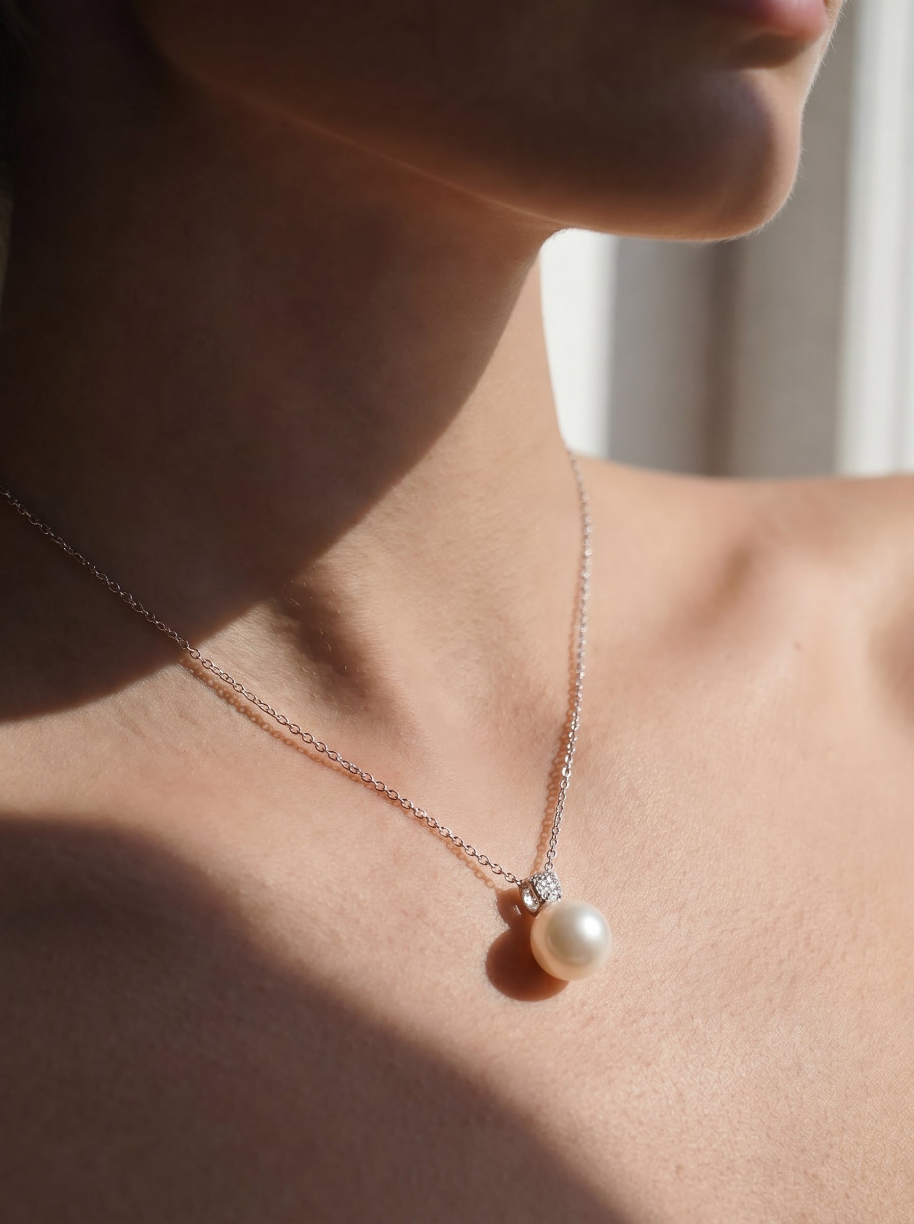 Lumin - South Sea Pearl Chain Drop Necklace