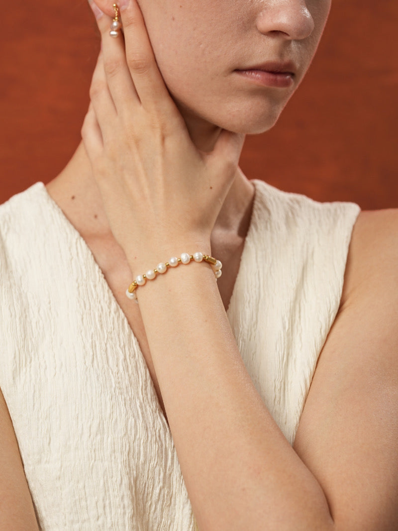 Cadence - Bracelet perles de culture d'eau douce