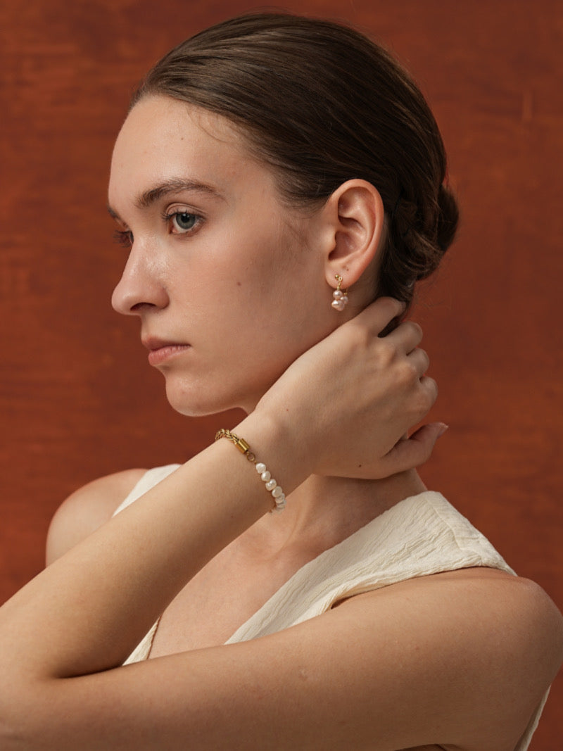 Momentum - Bracelets chaîne et perles de culture d'eau douce