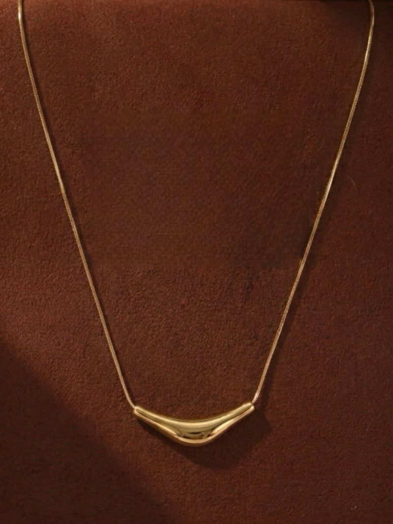 Tissage Lunaire - Collier Multirangs Lune en Perles de Culture d'Eau Douce