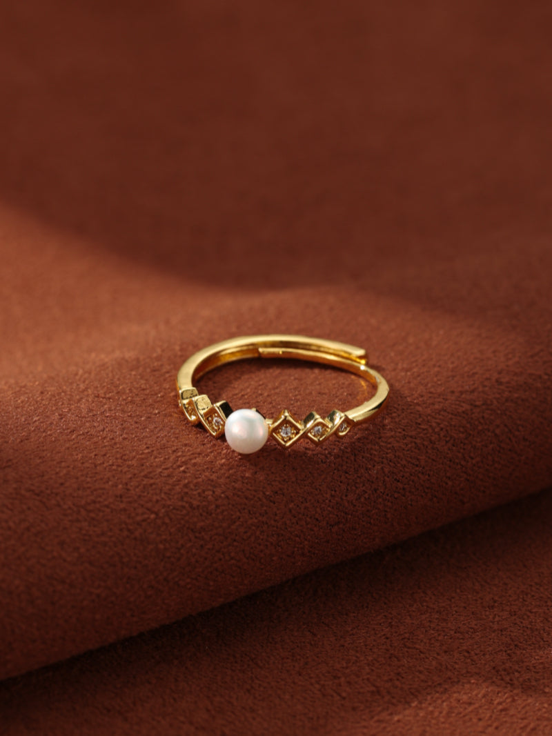 Luminette - Freshwater Pearl Beaded Ring