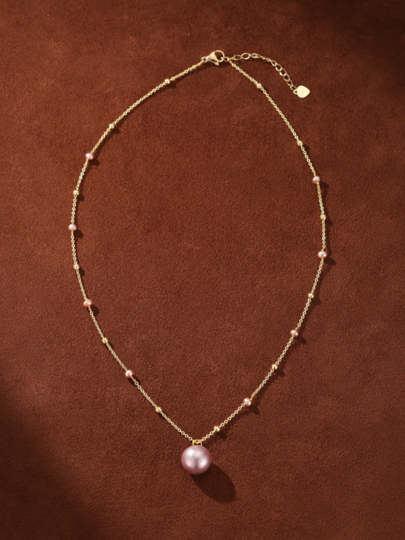 Aurora - Freshwater Pearl Chain Necklace