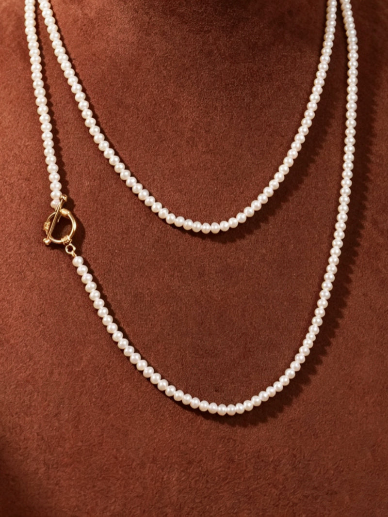 Rhythm - Freshwater Pearl Long Necklace