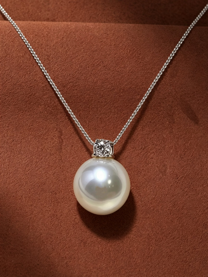 Lumin - South Sea Pearl Chain Drop Necklace