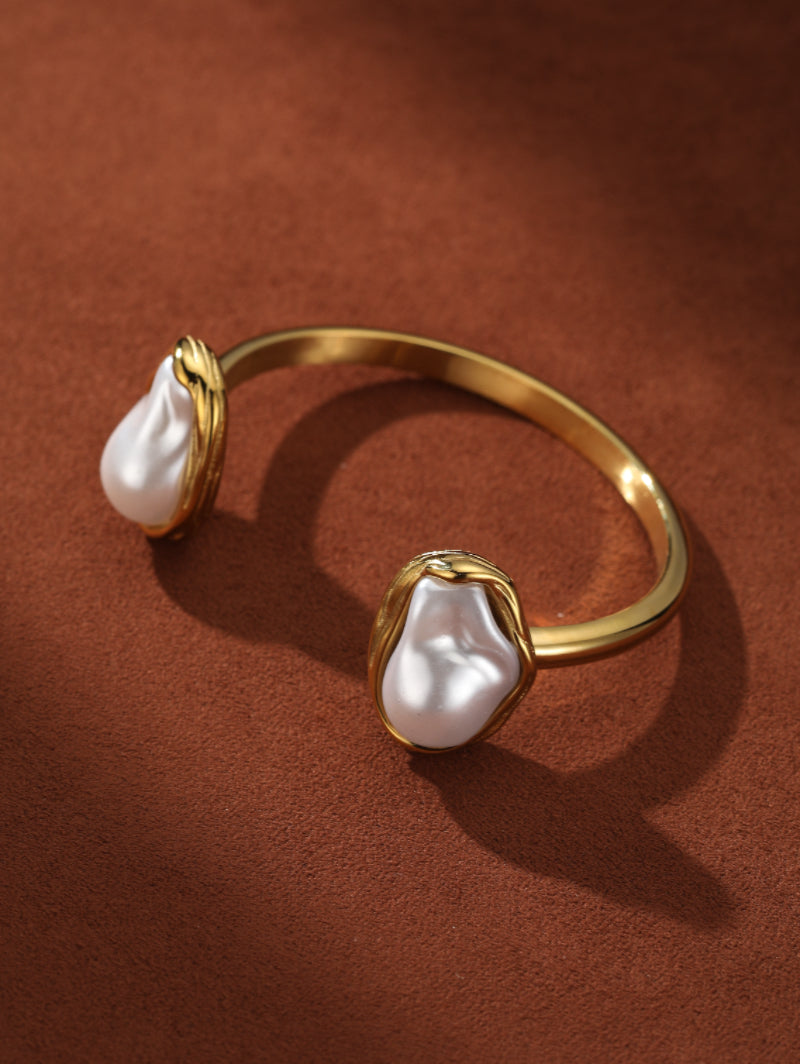 Aura - Freshwater Pearl Cuff Bracelets