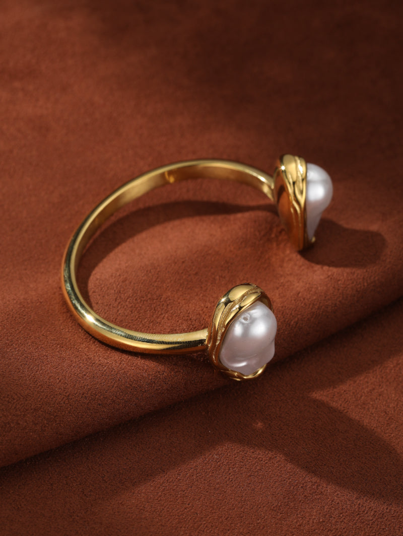 Aura - Freshwater Pearl Cuff Bracelets
