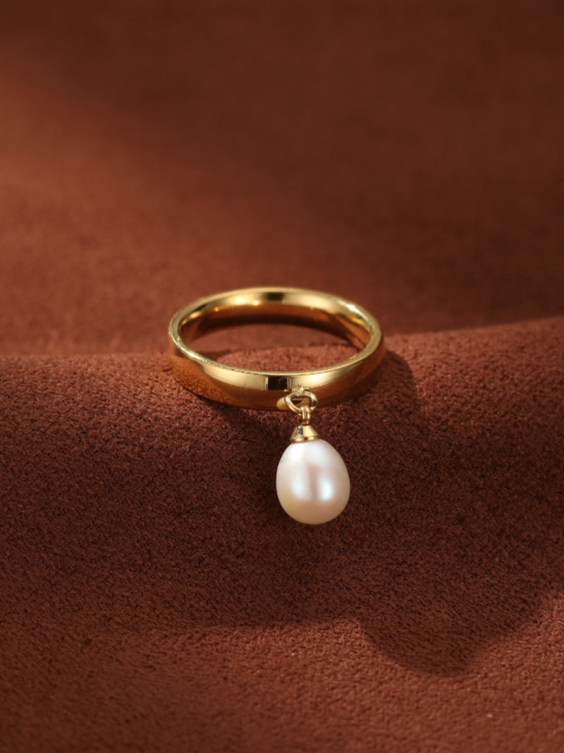Serene - Freshwater Pearl Beaded Drop Rings