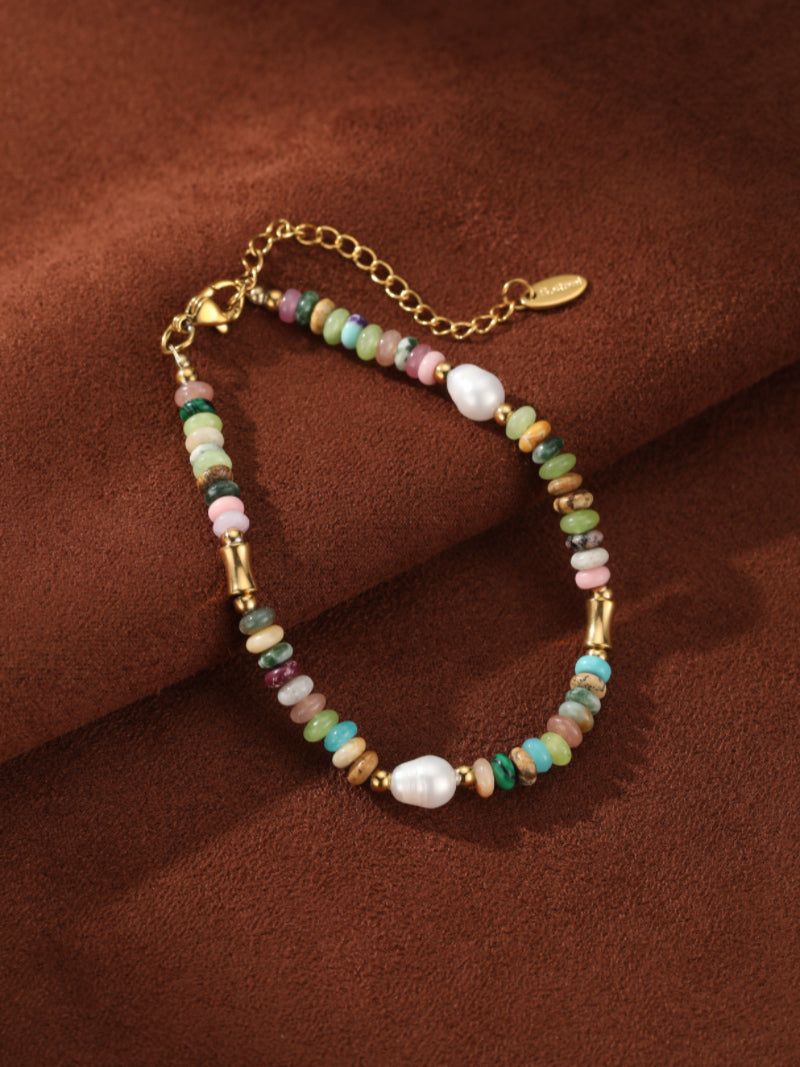 Solstice - Freshwater Pearl Beaded Chain Bracelets