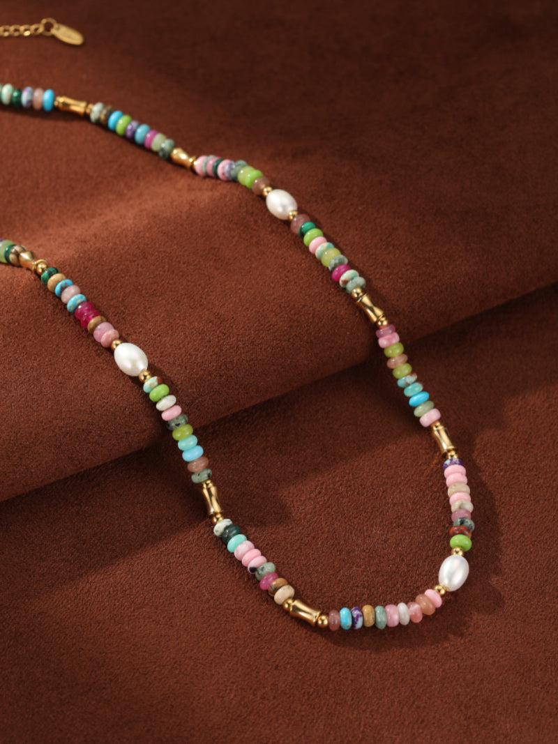 Tapestry - Freshwater Pearl Beaded Chain Necklaces