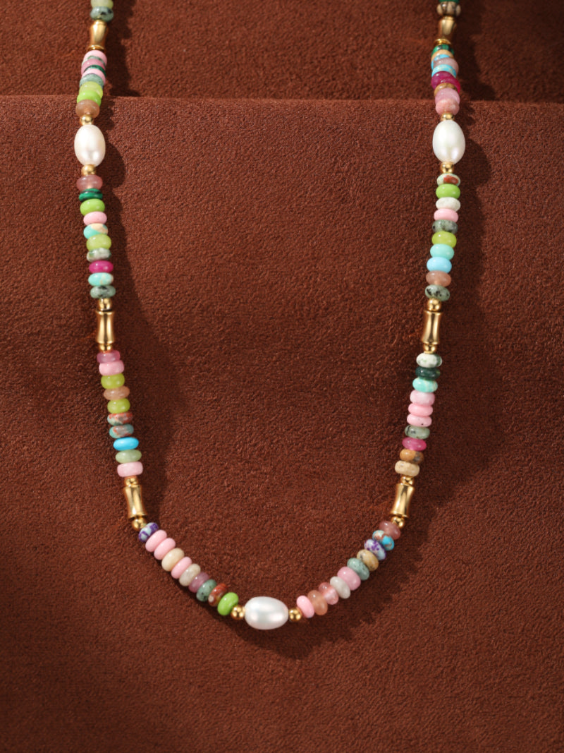 Tapestry - Freshwater Pearl Beaded Chain Necklaces