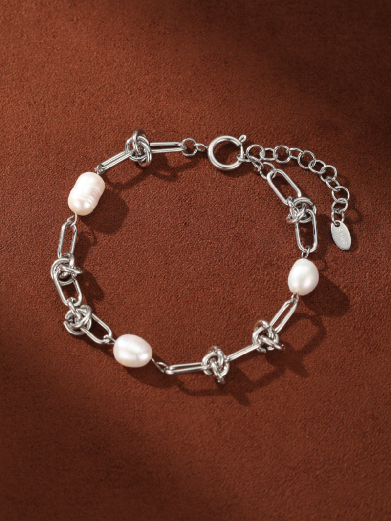 Rivulet - Freshwater Pearl Chain Bracelets