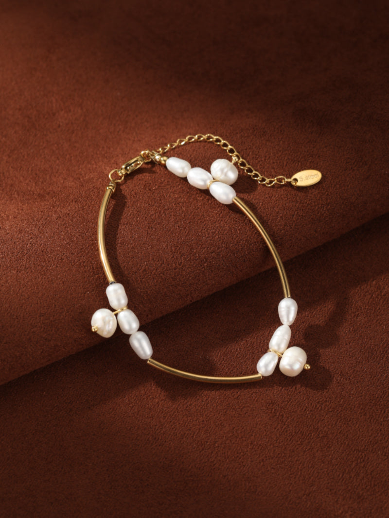 Current - Freshwater Pearl Beaded Chain Bracelets