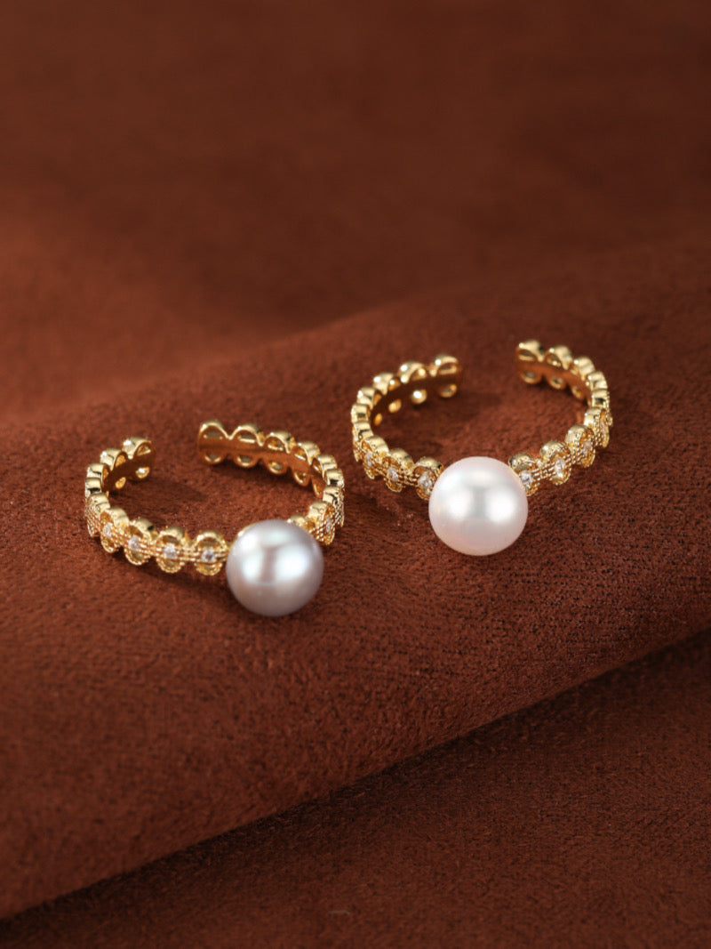 Ecliptic - Freshwater Pearl Cuff Ring